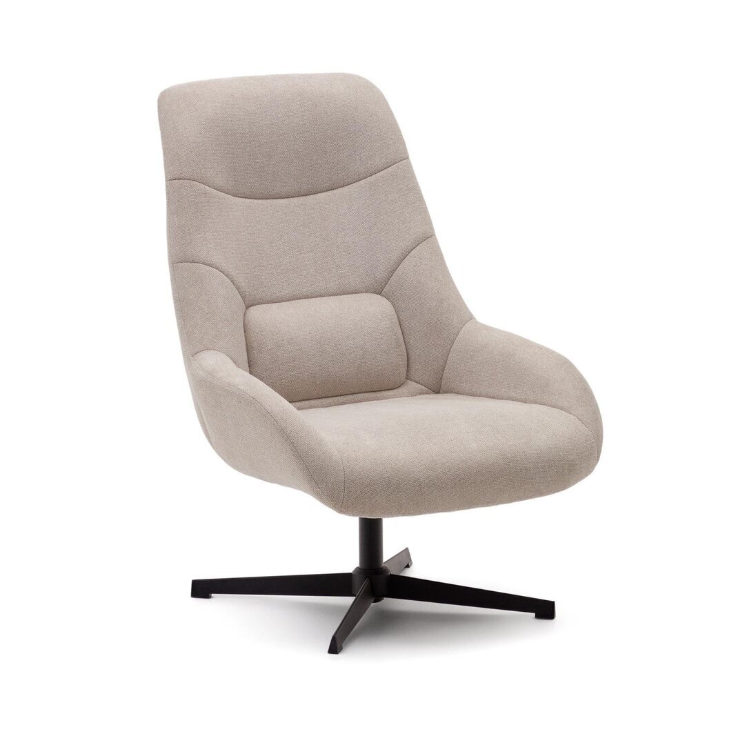 Kave Home CELIDA - Drehsessel mit Chenille Bezug