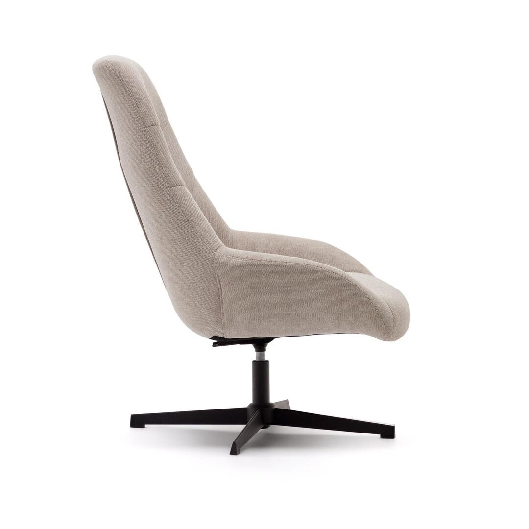 Kave Home CELIDA - Drehsessel mit Chenille Bezug