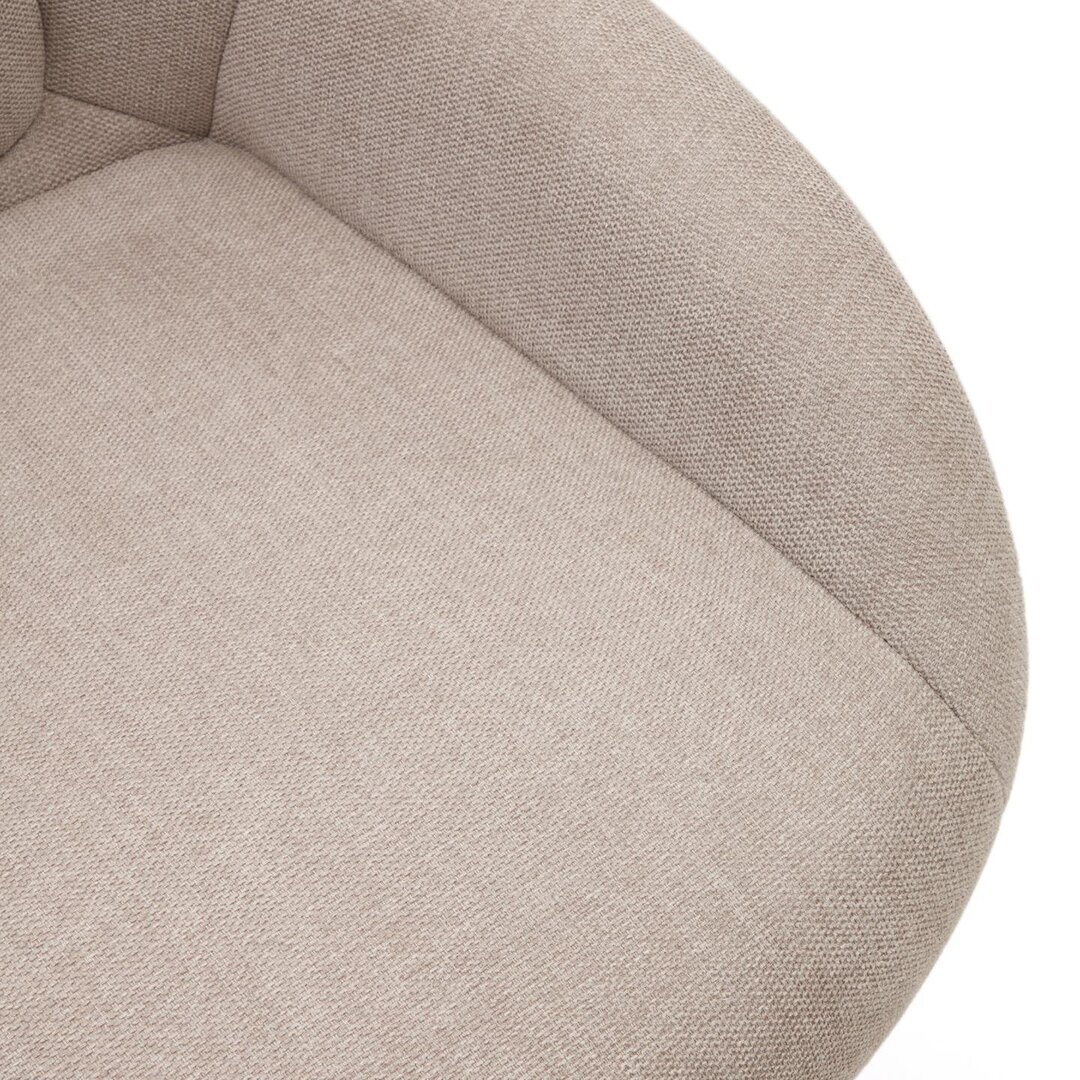 Kave Home CELIDA - Drehsessel mit Chenille Bezug