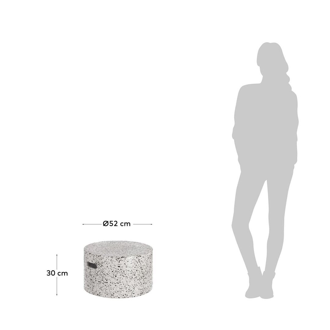 Kave Home JENELL Outdoor Couchtisch Ø 52cm