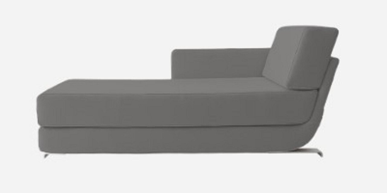 Softline LOUNGE Chaiselongue - Cento, Felt, Felt Melange, Valencia, Velvet