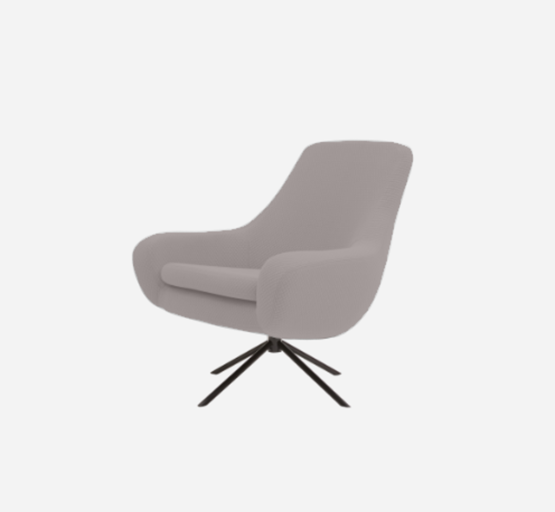 Softline Noomi Lounge Sessel-Vision - 395 Violet