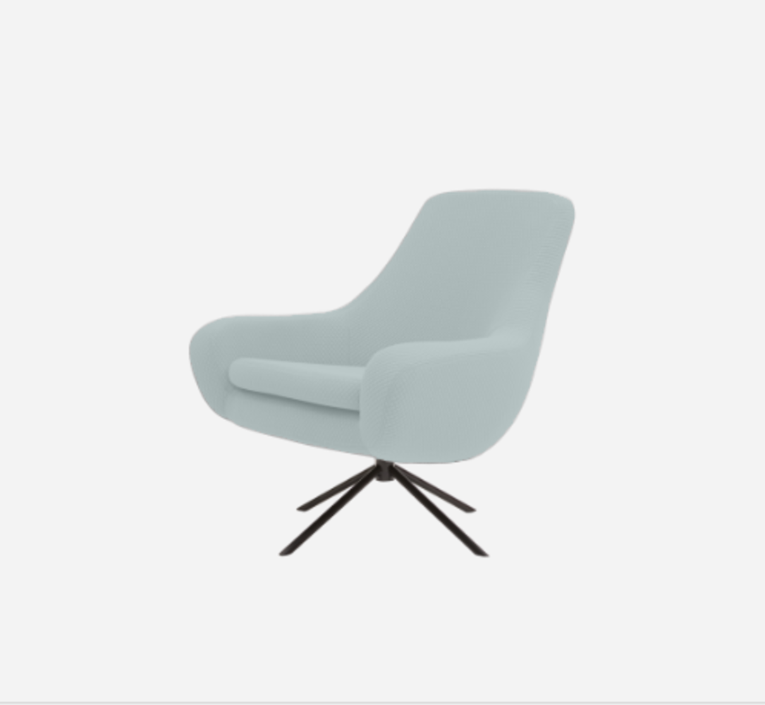 Softline Noomi Lounge Sessel-Vision - 452 Turquoise