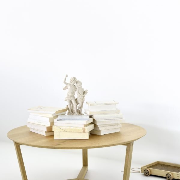 Ethnicraft Oak Tripod Coffee Table
