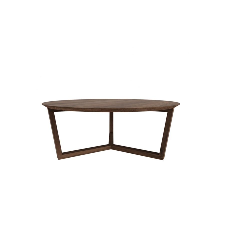 Ethnicraft Oak Tripod Coffee Table - Walnut