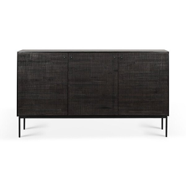 Ethnicraft Teak Grooves sideboard - 3 doors 152 cm