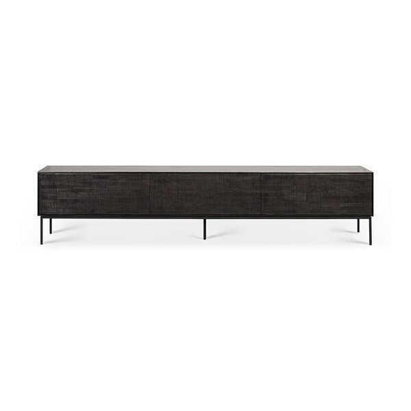 Ethnicraft Teak Grooves TV cupboard - 242 cm