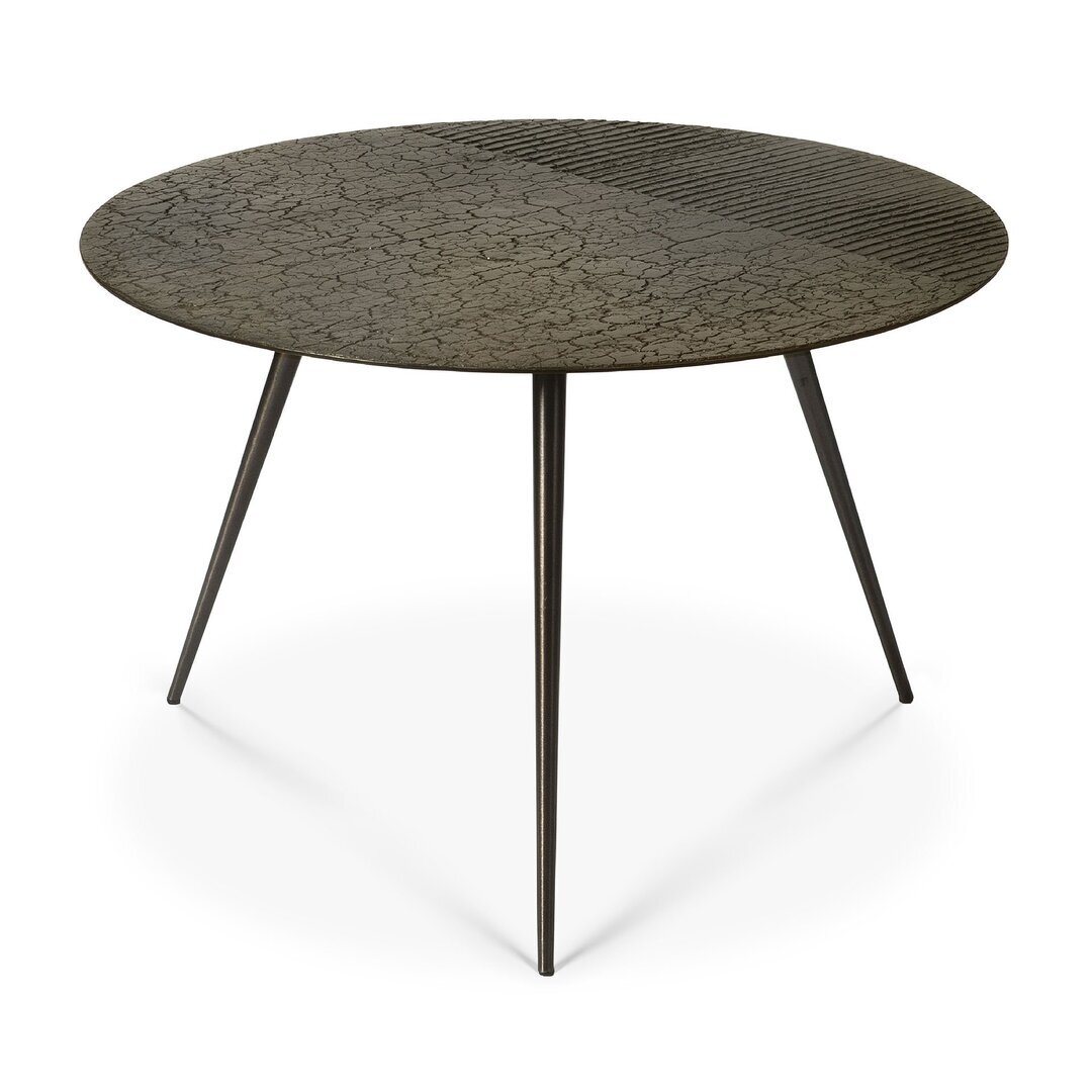 Ethnicraft Luna Coffee Table - Whisky W:65 cm- D:65 cm- H:41 cm