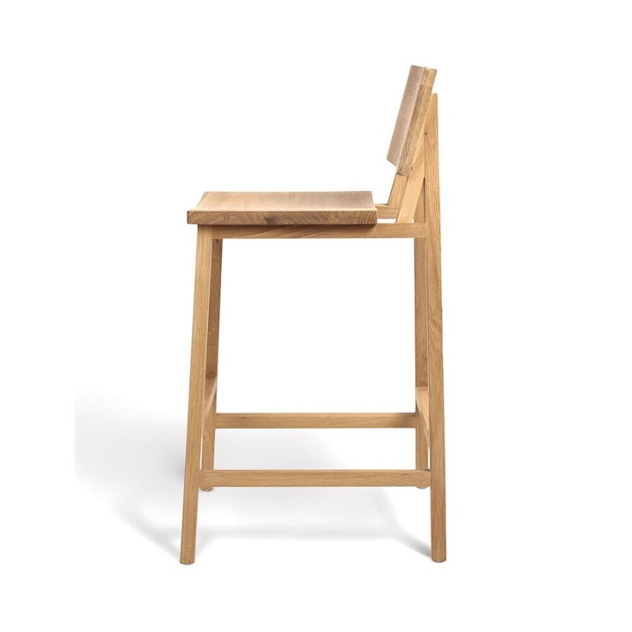 Ethnicraft Oak N3 Kitchen Counter Stool