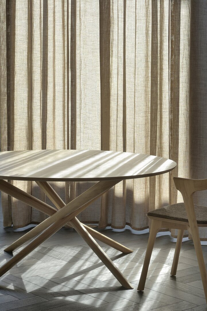 Ethnicraft Oak Mikado Dining Table - Tisch rund ⌀150cm - Oak
