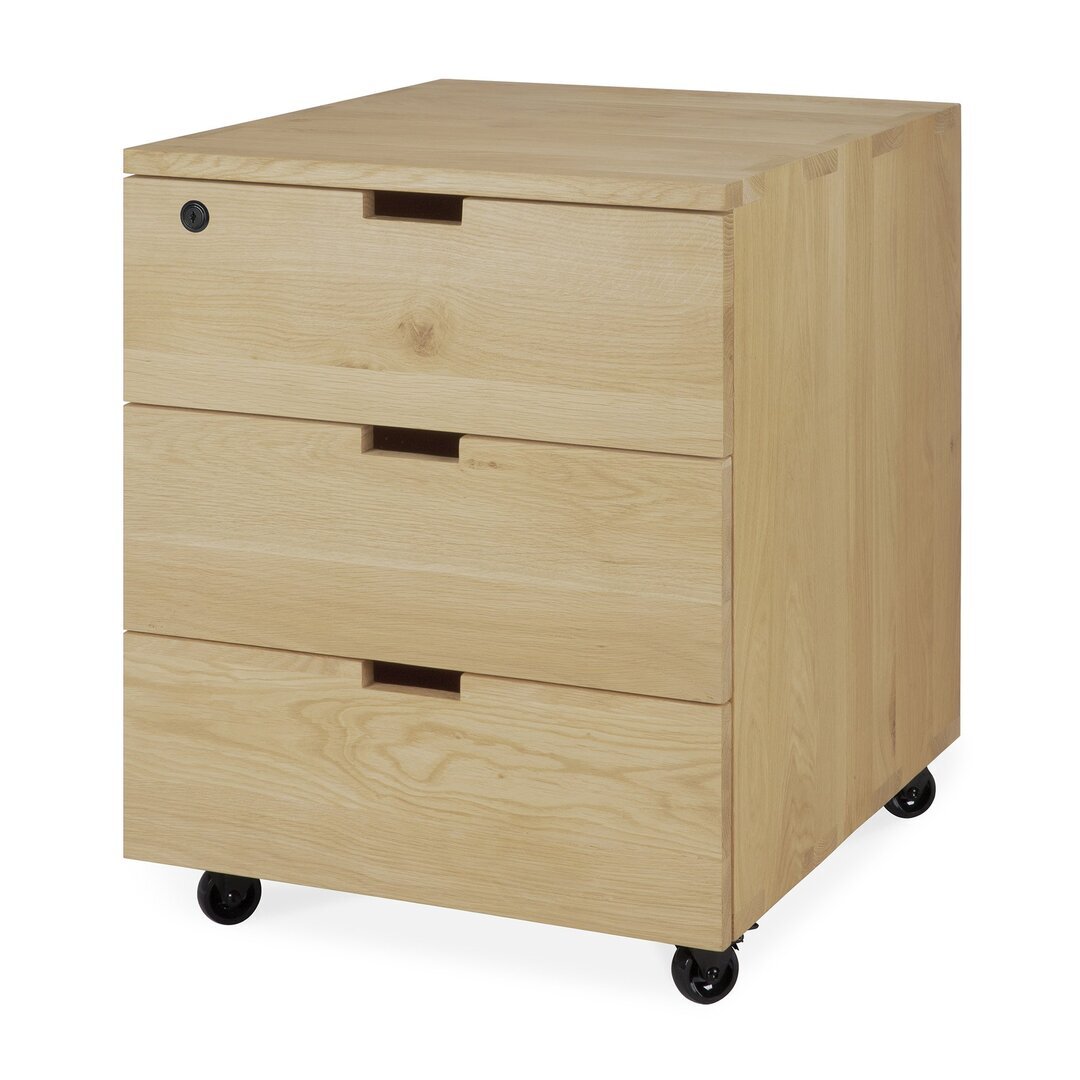 Ethnicraft Eiche Office box Billy - Rollcontainer - Eiche