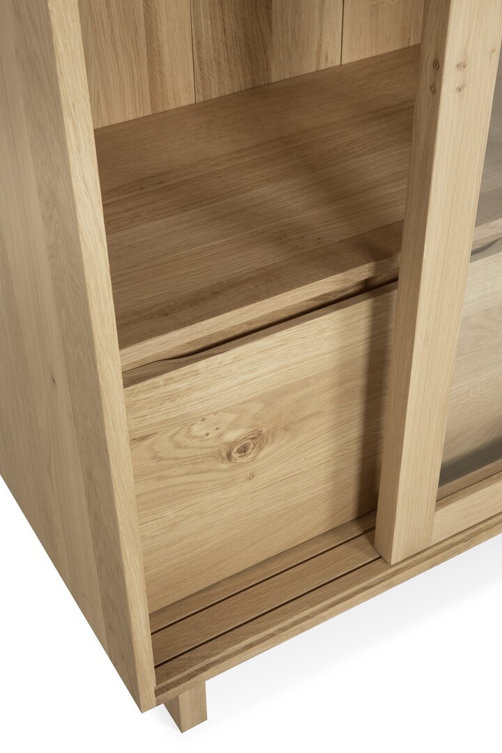 Ethnicraft Wave Schrank - Vitrine - Eiche - 2 Türen - 2 Schubladen