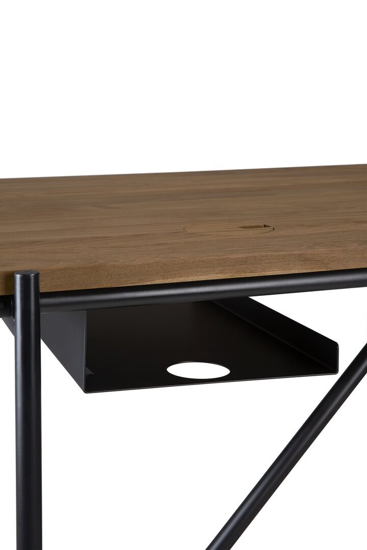 Ethnicraft Oscar Schreibtisch - Teak - 2 Schubladen - rechtekig