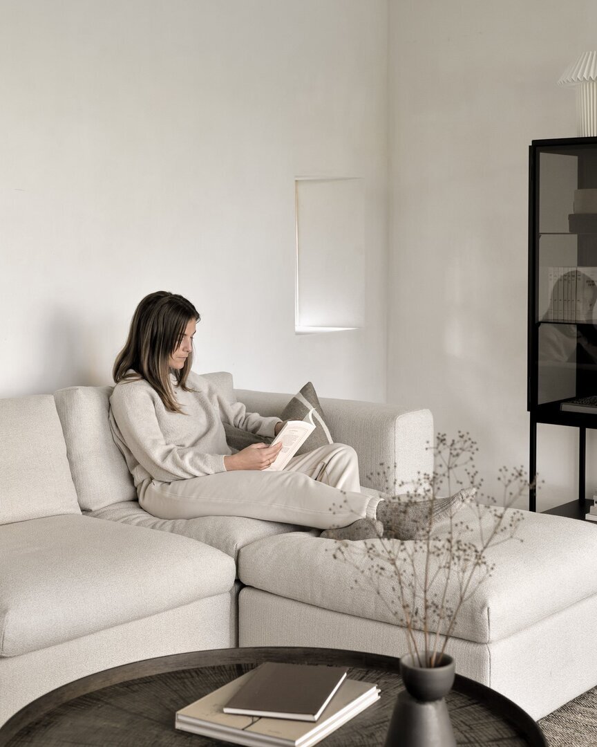Ethnicraft Mellow Ottoman - Polsterhocker