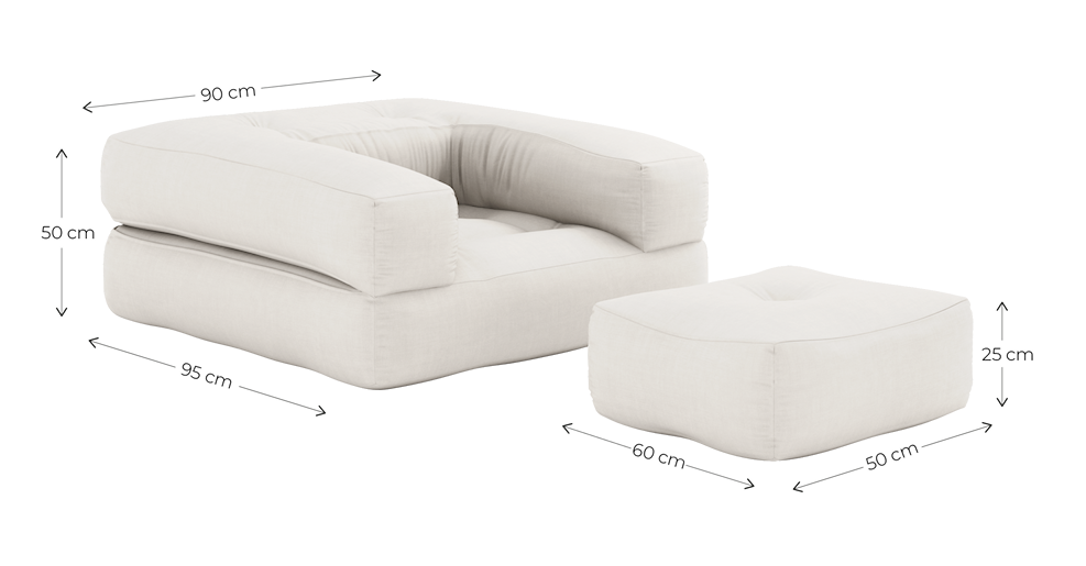 Karup Design Cube Chair - Sitzrollmatratze