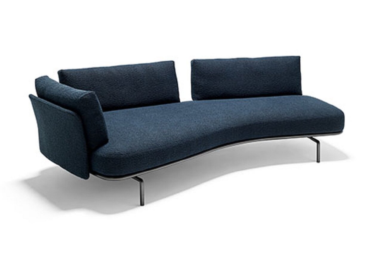 Knoll Panoramic Sofa Long Bench - Ivory