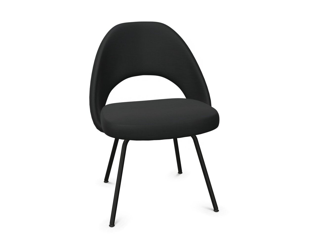 Knoll Saarinen Conference Stuhl - Stuhlbeine schwarz lackiert - Tonus Black