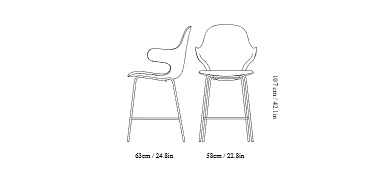 AndTradition Catch Bar Stool JH17