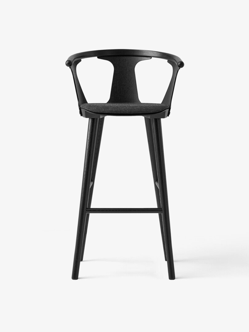 AndTradition In Between Bar Stool SK10 - Black lacquered oak