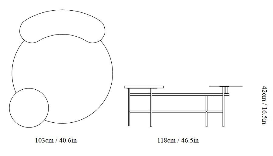 Andtradition Palette JH25 Table