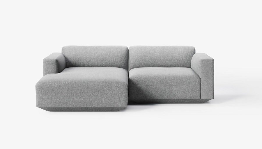 &Tradition Develius Sofa 2 Sitzer mit Chaiselong - Hallingdal 130