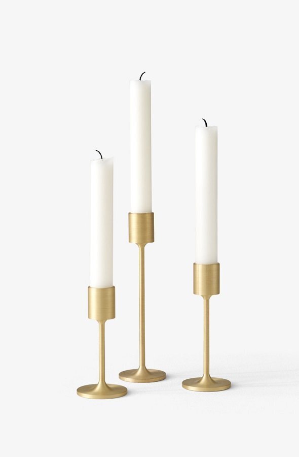 &Tradition Collect Candleholder Brass 4er Set - Kerzenständer