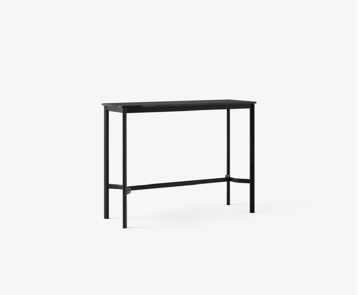 &Tradition Drip Bartisch HW113 - Hochtisch -Schwarz Schwarz Nano Laminat