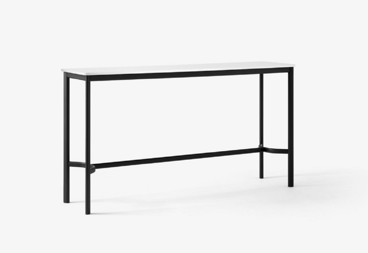 &Tradition Drip Bartisch HW63 - Hochtisch - Schwarz-Schwarzes Nano-Laminat