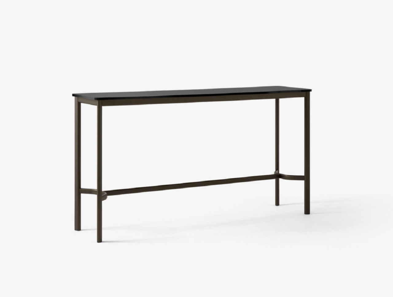 &Tradition Drip Bartisch HW63 - Hochtisch-Bronziert-Schwarzes Nano-Laminat