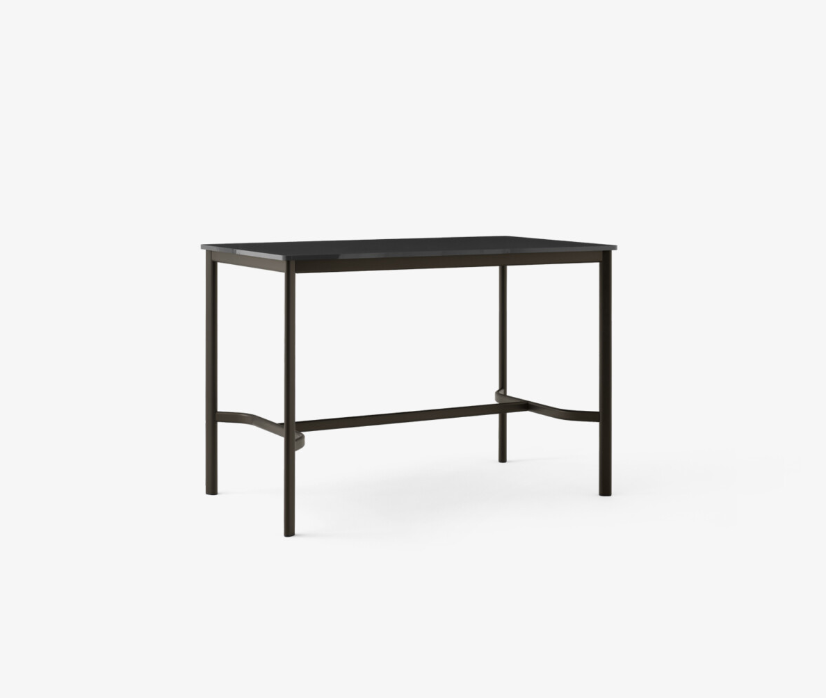 &Tradition Drip Counter Table HW112 - Tisch - Bronziert- Schwarzes Nano-Laminat