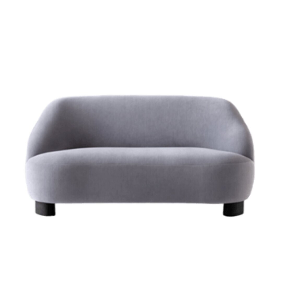 &Tradition Margas LC3 Black lacquered oak Gentle 133 Sofa