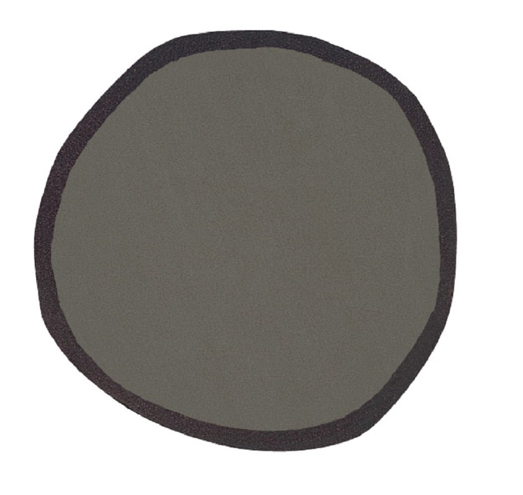 Nanimarquina Aros round + square: 100 cm round - dark gray on the outside