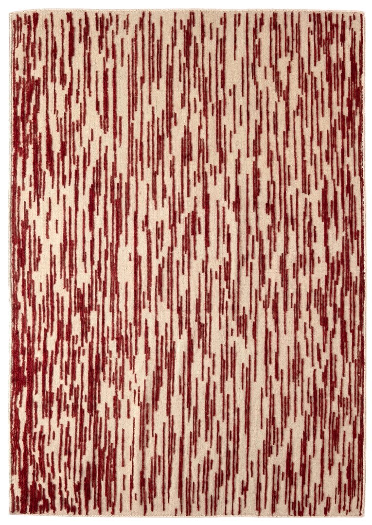 Nanimarquina Doblecara - Wollteppich: Beige/Rot - Doblecara 3