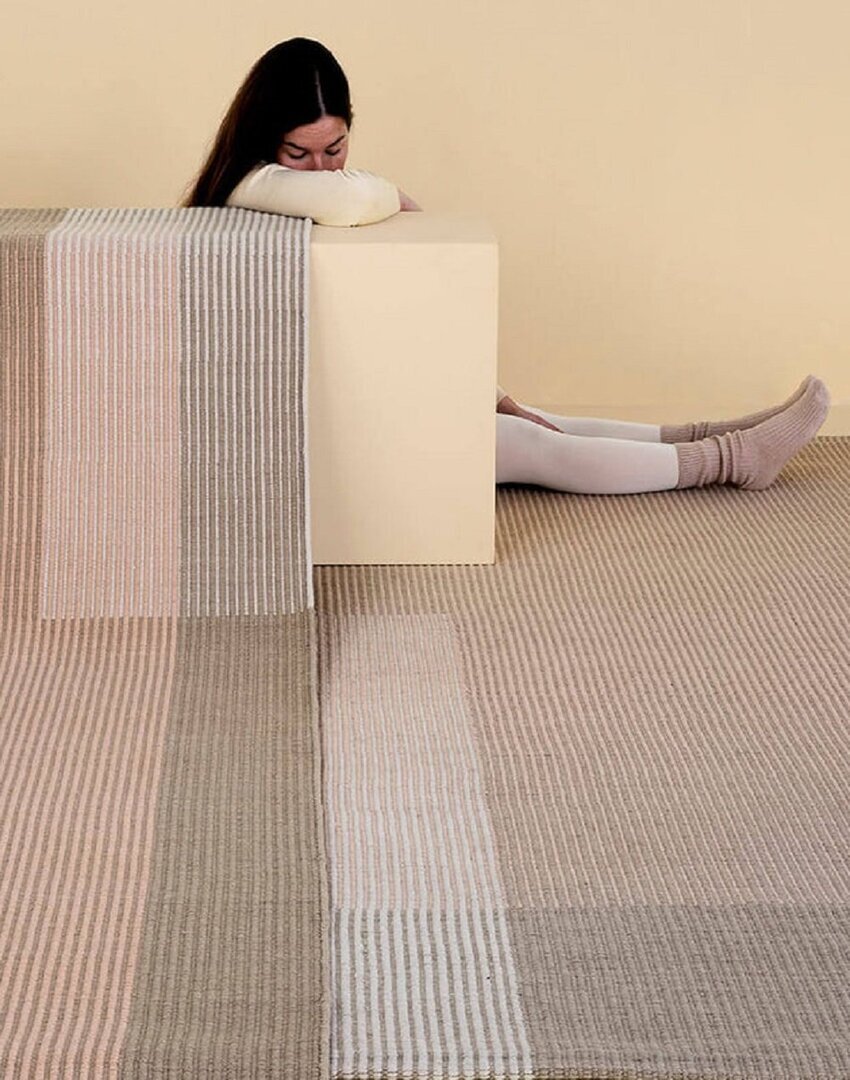 Nanimarquina Haze Runner L - Wollteppich-Beige/Taupe-Haze 4