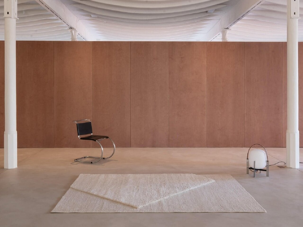 Nanimarquina Oblique A Ivory - Wollteppich