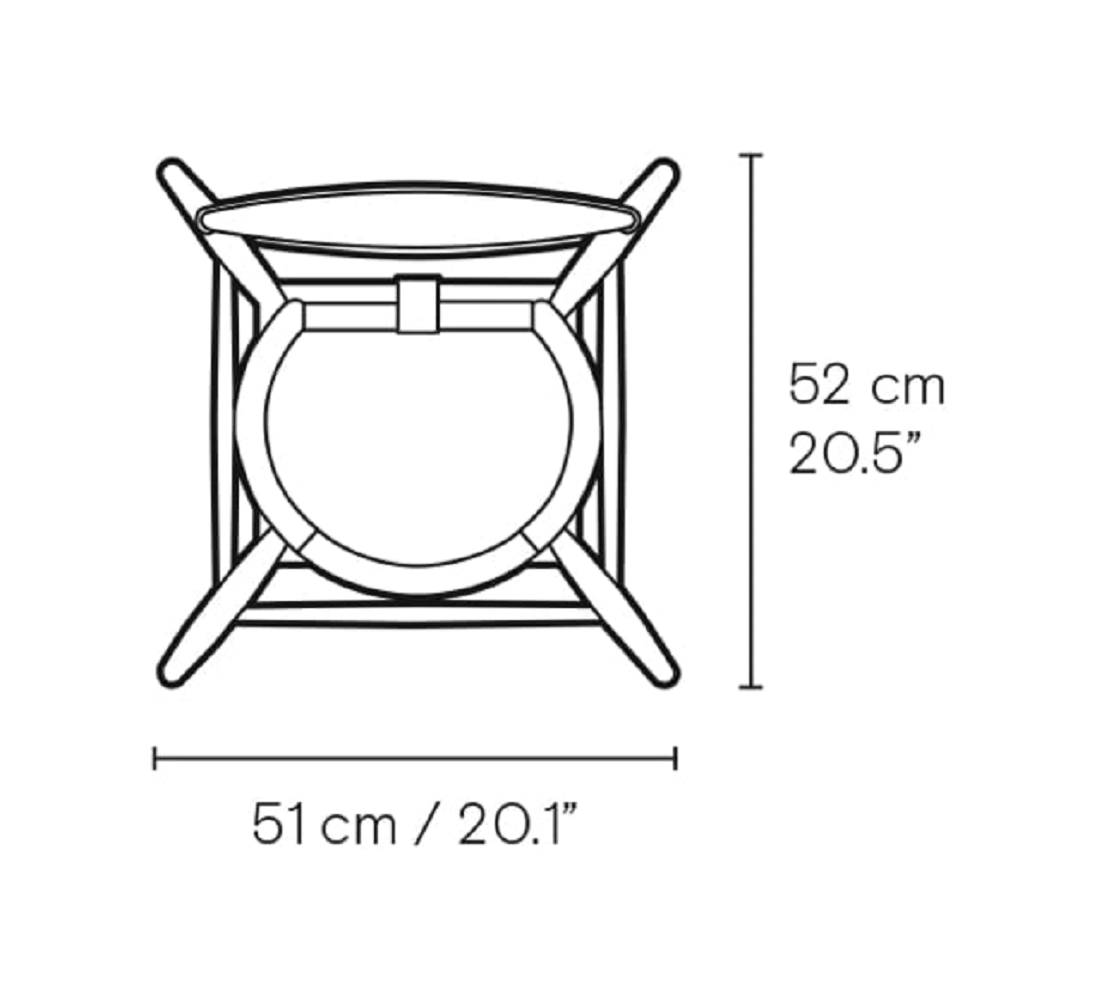 Carl Hansen & Søn ND54 High Chair - Hochstuhl