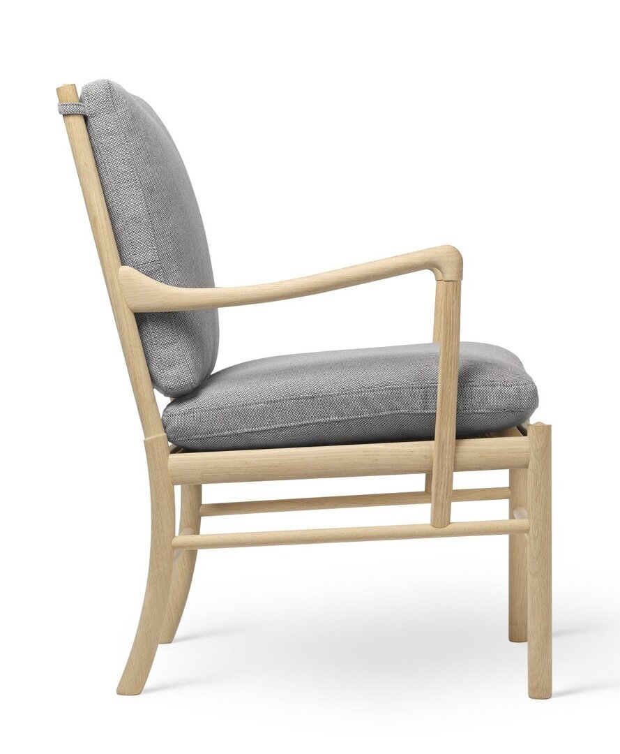 Carl Hansen & Søn OW149 Colonial Chair - Sessel mit Textilbezug - Re-Wool 0158