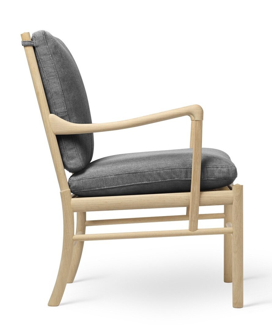 Carl Hansen & Søn OW149 Colonial Chair - Sessel mit Textilbezug - Re-Wool 0198