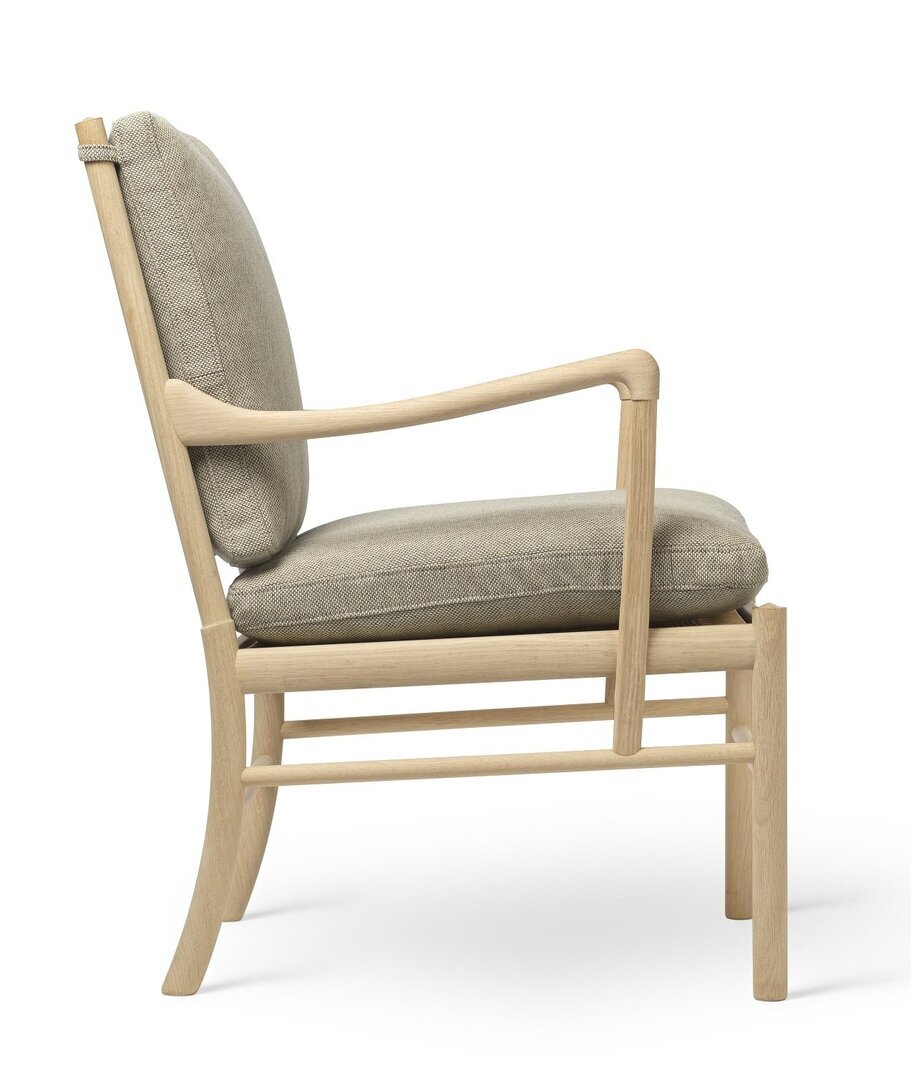 Carl Hansen & Søn OW149 Colonial Chair - Sessel mit Textilbezug - Re-Wool 0218