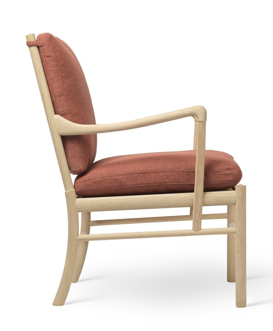 Carl Hansen & Søn OW149 Colonial Chair - Sessel mit Textilbezug - Re-Wool 0558