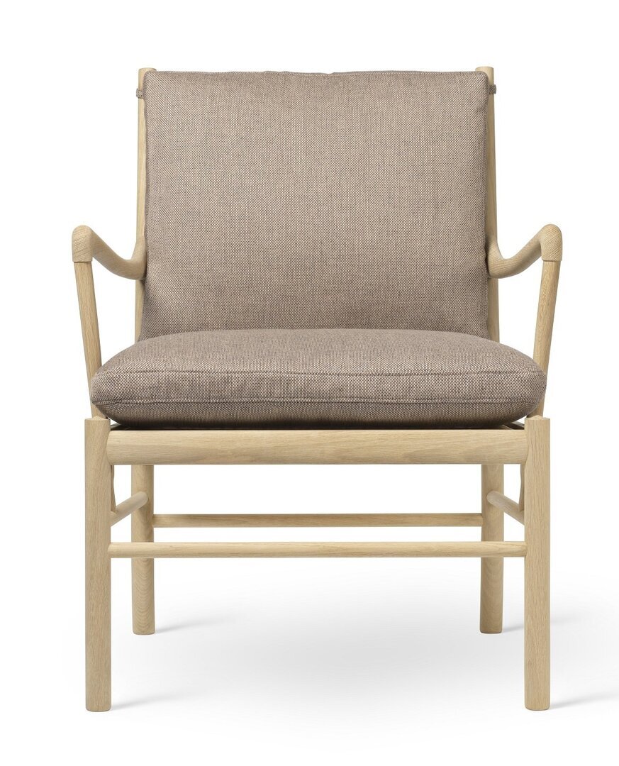 Carl Hansen & Søn OW149 Colonial Chair - Sessel mit Textilbezug - Re-Wool 0628