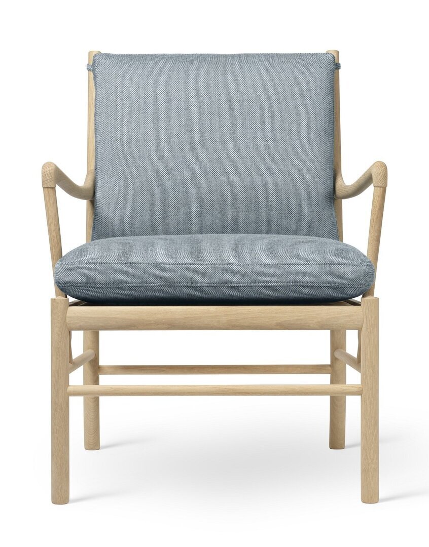 Carl Hansen & Søn OW149 Colonial Chair - Sessel mit Textilbezug - Re-Wool 0718