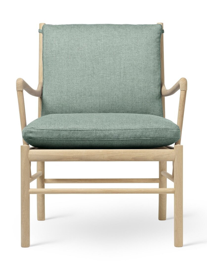 Carl Hansen & Søn OW149 Colonial Chair - Sessel mit Textilbezug - Re-Wool 0858