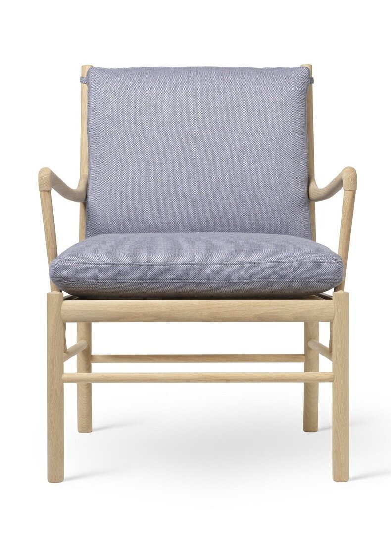 Carl Hansen & Søn OW149 Colonial Chair - Sessel mit Textilbezug - Re-Wool 0868