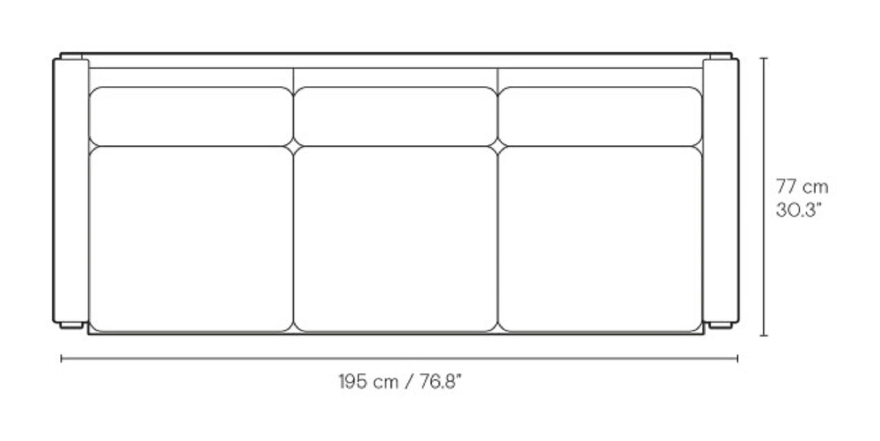 Carl Hansen & Søn CH163 Sofa