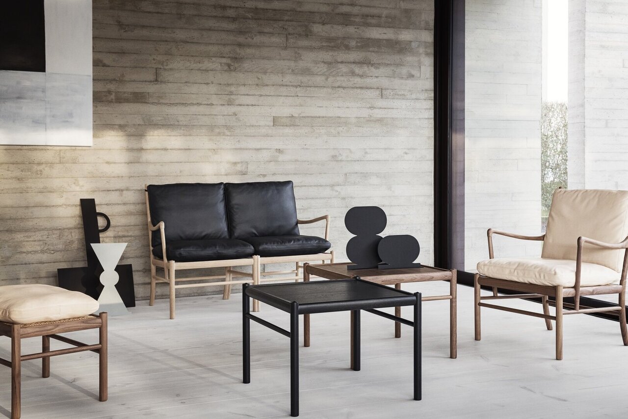 Carl Hansen & Søn OW149-2 Colonial Sofa - 2 Sitzer mit Textilbezug