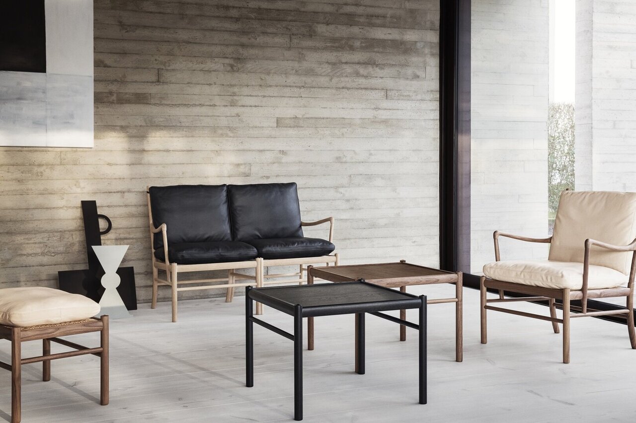 Carl Hansen & Søn OW149-2 Colonial Sofa - 2 Sitzer mit Textilbezug