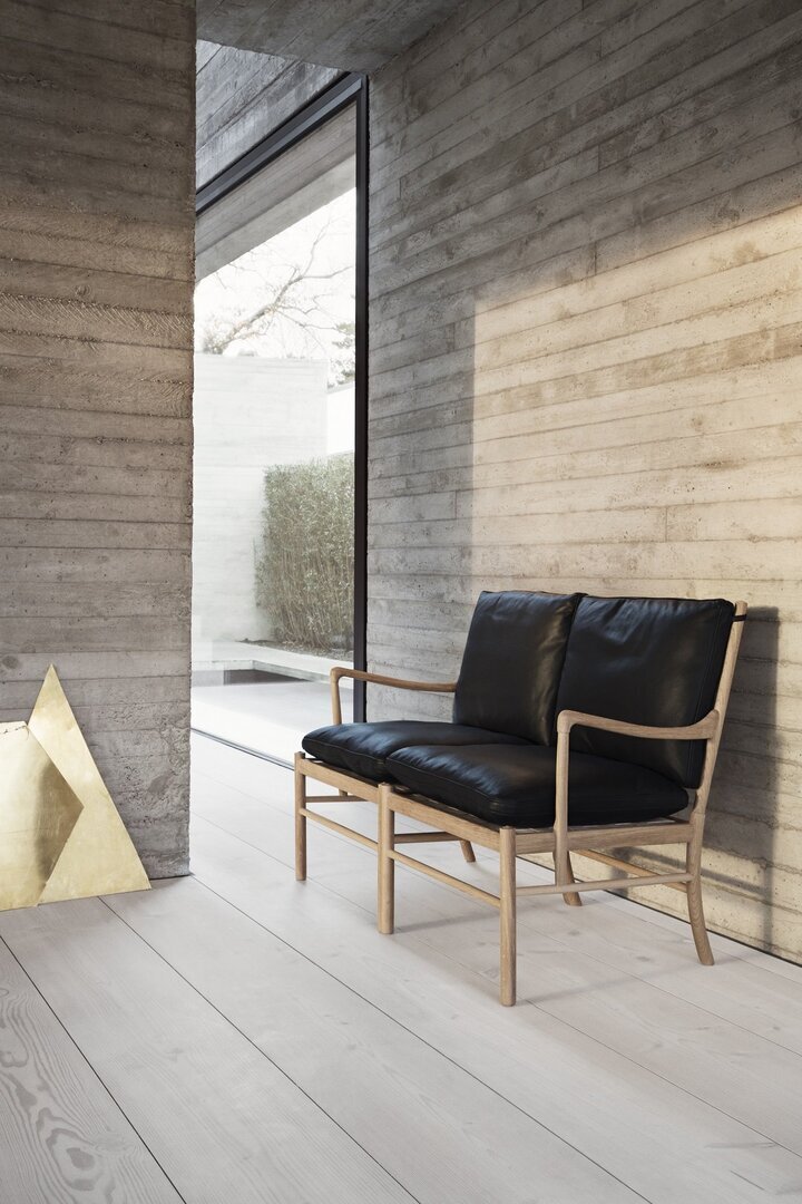 Carl Hansen & Søn OW149-2 Colonial Sofa - 2 Sitzer mit Textilbezug