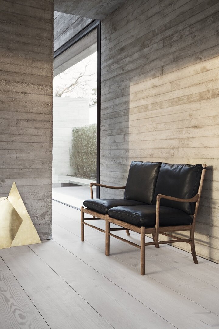 Carl Hansen & Søn OW149-2 Colonial Sofa - 2 Sitzer mit Textilbezug