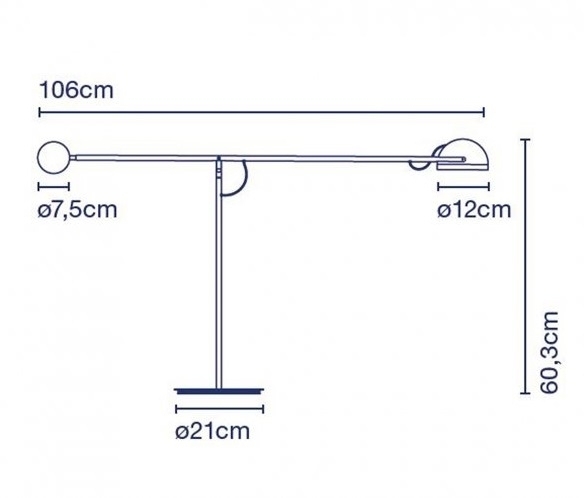 Marset Copernica M LED-Tischleuchte